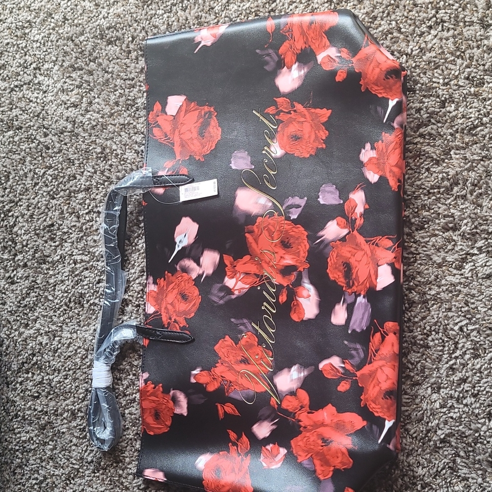 NWT Victoria's Secret Rose Floral Tote